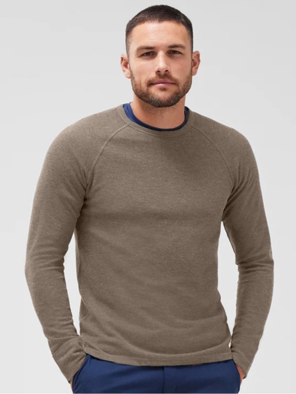 Mac Weldon warmknit waffle long sleeve tee. Never worn. Medium